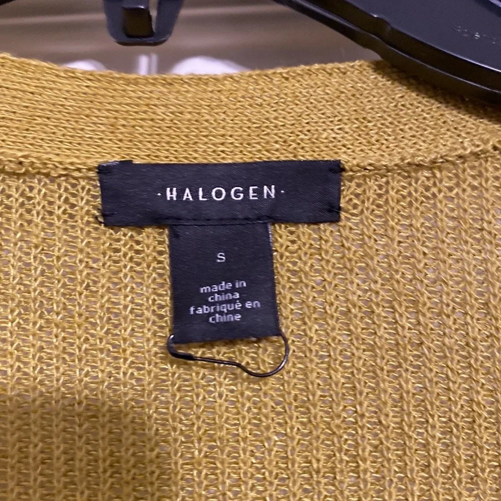 Halogen Green Wrap Tie Cardigan Sweater